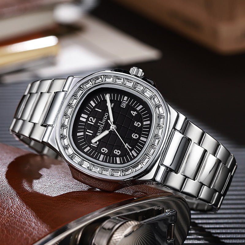 Double Calendar Advanced Stainless Steel Luminous Men's Watch - MenionnullMenion